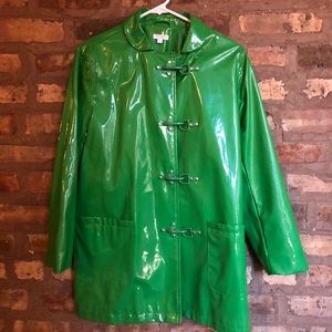 RARE Kate Spade Green Raincoat jacket